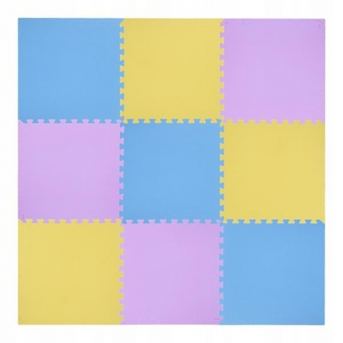 Puzzle mat multipack One Fitness MP10 yellow-blue-purple