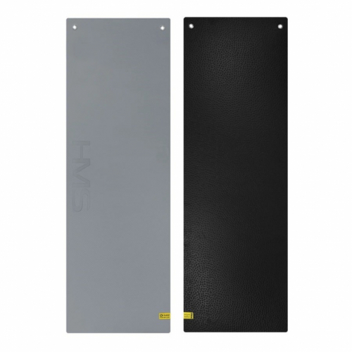 Club fitness mat with holes HMS MFK03 grey-black