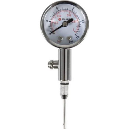 Pure2Improve | Pressure Gauge | Silver P2I201750