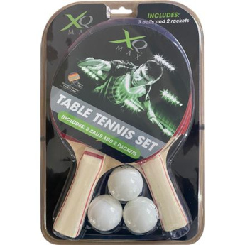Pure2Improve | Table Tennis Set: 2x Bats, 3x Balls ZI5000050