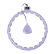 Hula hop with magnets, weight and counter HMS HHM14 purple