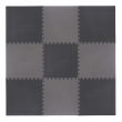Sports equipment puzzle mat dark grey 9 pieces HMS MP12
