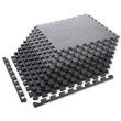 Sports equipment puzzle mat dark grey 9 pieces HMS MP12