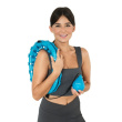 Hula hop with tabs and weights HMS HHW01 blue