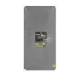 Club fitness mat with holes grey HMS Premium MFK02
