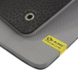 Club fitness mat with holes grey HMS Premium MFK02