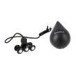 Hula hop plus size with tabs and weights HMS HHW12 black