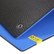 Club fitness mat with holes blue HMS Premium MFK03