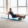 Club fitness mat with holes blue HMS Premium MFK03