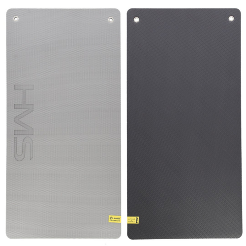 Club fitness mat with holes grey HMS Premium MFK07