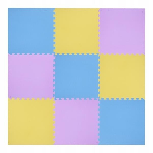 Puzzle mat multipack One Fitness MP10 yellow-blue-purple