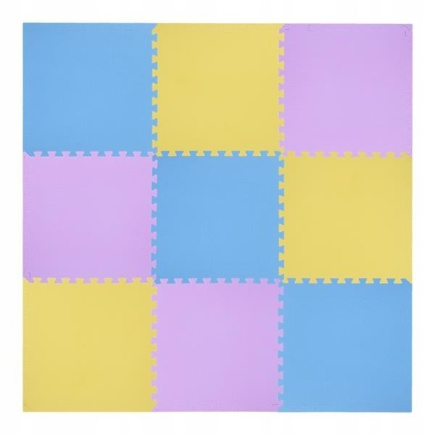 Puzzle mat multipack One Fitness MP10 yellow-blue-purple