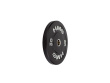 HMS Fitness BBR10 1 pc(s) Olympic Rubber-coated weight disc