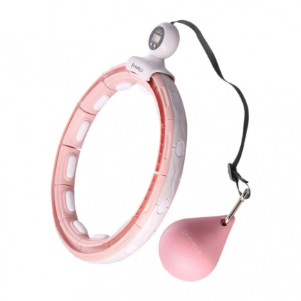 Hula Hop HMS HHM15 with magnet and weight pink + counter