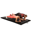 Folding gymnastics mattress black HMS Premium MGS01