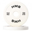 Olympic Bumper Plates 2x5kg White HMS CBRS50