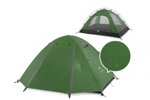 Naturehike tent P-series  3 UV NH18Z033-P-Forest green