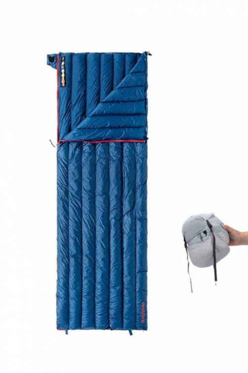 Sleeping bag cwm400 envelope upgrade NH18Y011-R-NAVY blue NATUREHIKE