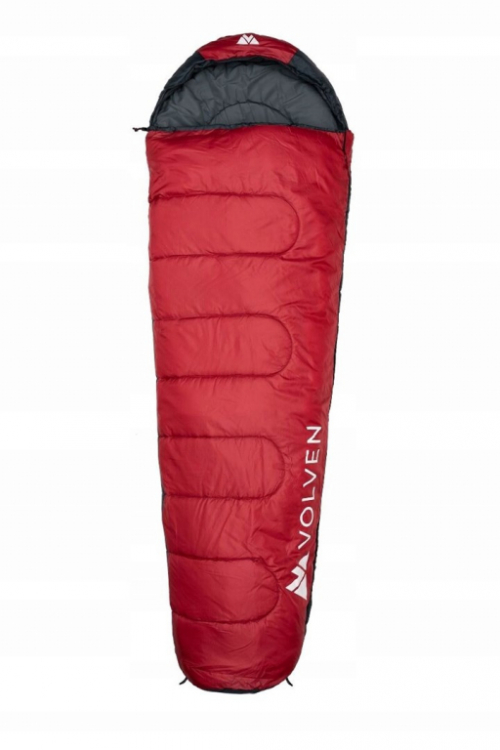 VOLVEN TRAVELLER sleeping bag right - Red