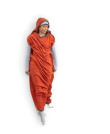 Sea To Summit Reactor Fleece Sleeping Bag Liner - Mummy W/ Drawcord- compact- orange