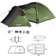 Camping tent - Nils Camp NC6312 Trekker III