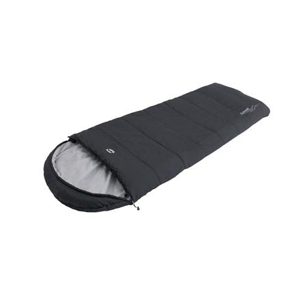 Outwell Campion Black | Sleeping Bag | -10/8 °C | 2 way open - auto lock, L-shape