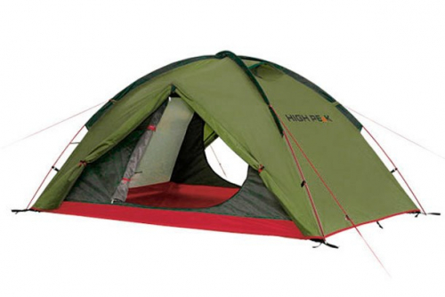 High Peak Woodpecker 3 3 person(s) Green, Red Dome/Igloo tent