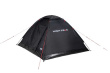High Peak Beaver 3 Black, Red Pyramid tent