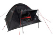 High Peak Beaver 3 Black, Red Pyramid tent