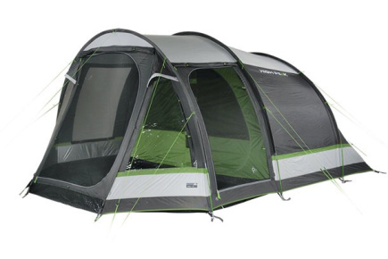 High Peak Meran 4.0 Dome tent 4 person(s) Green, Grey, Light grey