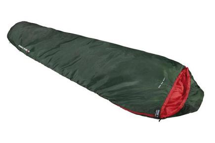 High Peak Lite Pak 1200 Mummy sleeping bag Polyester Green, Red