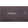 Outwell Contour Dark Purple L Sleeping Bag - Left Zipper 220 x 85 cm YKK 2-way L-shape open-end with auto lock