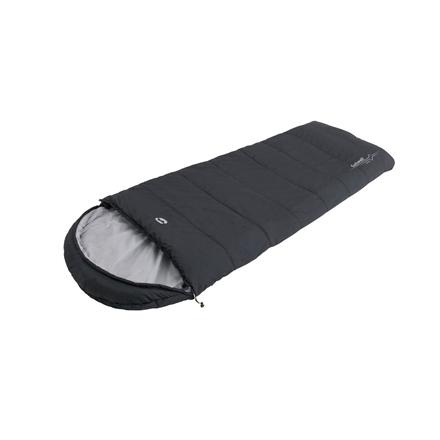 Outwell Campion Black | Sleeping Bag | -10/8 °C | 2 way open - auto lock, L-shape