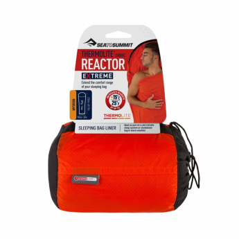 Sea To Summit Reactor Extreme Adult Mummy sleeping bag Fiber Черный