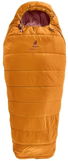 Deuter children's sleeping bag Starlight (130-170 cm) - maple-redwood