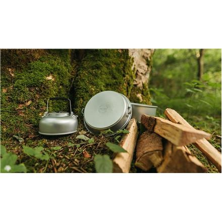 Easy Camp Adventure Cook Set M Silver Aluminium