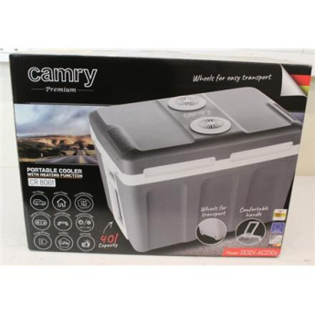 Восстановленный. Camry CR 8061 Portable Cooler, 45L, A++, 35dB, 75kWh/annum, COOL-WARM switch, Power supply AC 230V, Power supply DC 12V, grey | Camry | Portable Cooler | CR 8061 | 45 L | 12 V | F | COOL-WARM switch | DAMAGED PACKAGING