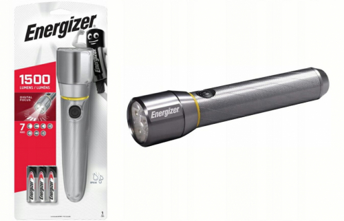 ENERGIZER FLASHLIGHT VISION HD ULTRA METAL 6AA 1500 LUM