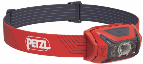 Petzl ACTIK Red Headband flashlight Krypton