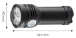 OSRAM P9 LED USB Rechargeable Flashlight 3300 lm