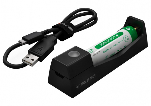 Charger and battery pack for Ledlenser MH3/4/5