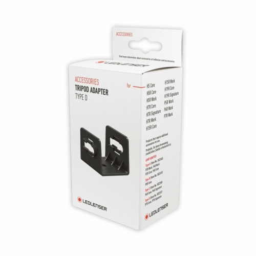 Ledlenser adapter For tripod type D