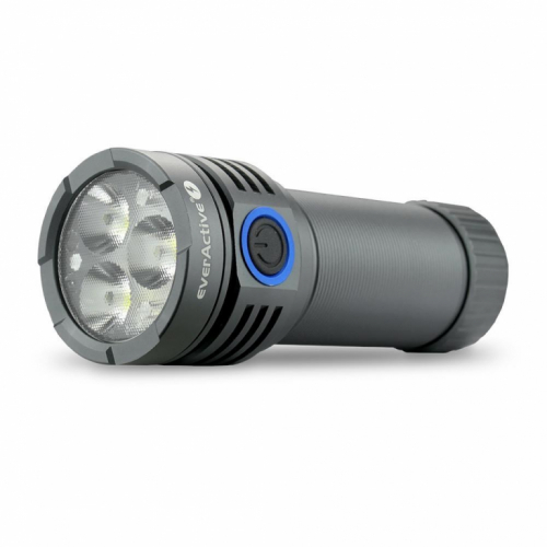 Handheld flashlight 3x Osram P9 10W LED everActive FL-3300R Luminator 3300 lumens IPX4
