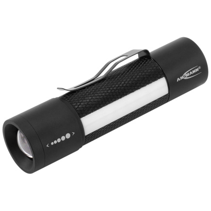 Ansmann 1600-0137 flashlight Black, White Hand flashlight LED