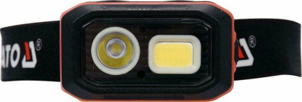 YT. HEADLAMP 500LM AKU. / 3xAAA MOTION SENSOR