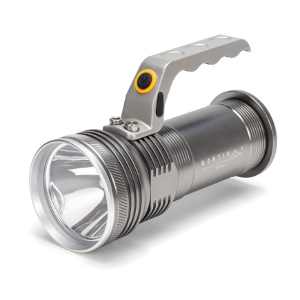Montis Aluminiowa ręczna latarka akumulatorowa LED MT154 Grey Hand flashlight