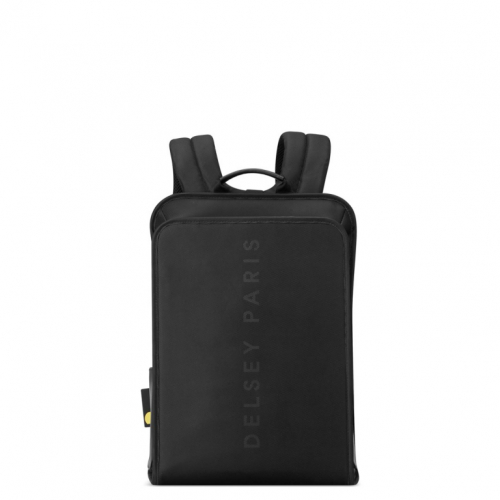 DELSEY 2-CPT LAPTOP Seljakott BLACK