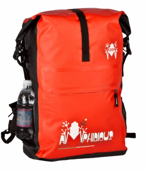 AMPHIBIOUS WATERPROOF Backpack OVERLAND 30L RED P/N: ZSF-1030.03