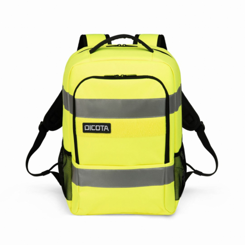 DICOTA P20471-17 Seljakott Rucksack Black, Grey, Yellow Recycled polyethylene terephthalate (rPET)