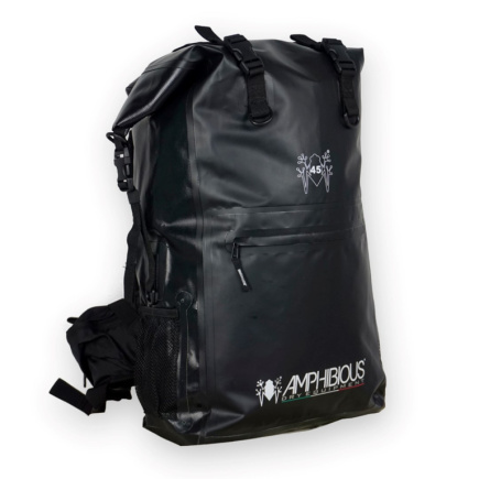 AMPHIBIOUS WATERPROOF Backpack OVERLAND 45L Black P/N: ZSF-1045.01